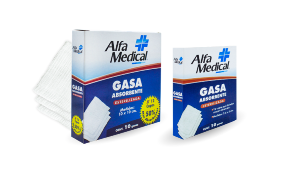 Gasas Absorbentes Tienda Alfa Medical 8665