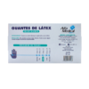 GUANTES DE LÁTEX BLANCOS - TALLA MEDIANA - Caja 100 pz - Imagen 2