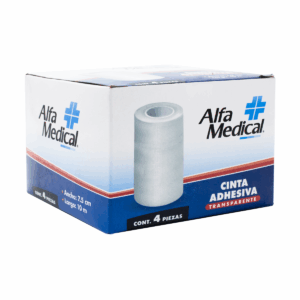 CINTA ADHESIVA - TRANSPARENTE - 7.5 CM X 10 M - 4 Pz