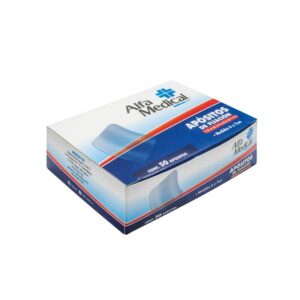 APOSITOS ADHESIVOS DE FIJACIÓN TRANSPARENTES 6x7 CM - 50 Pz