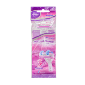 RASTRILLO DESECHABLE - ROYAL SHAVE - WOMAN - 3 NAVAJAS - BOLSA 1 pz