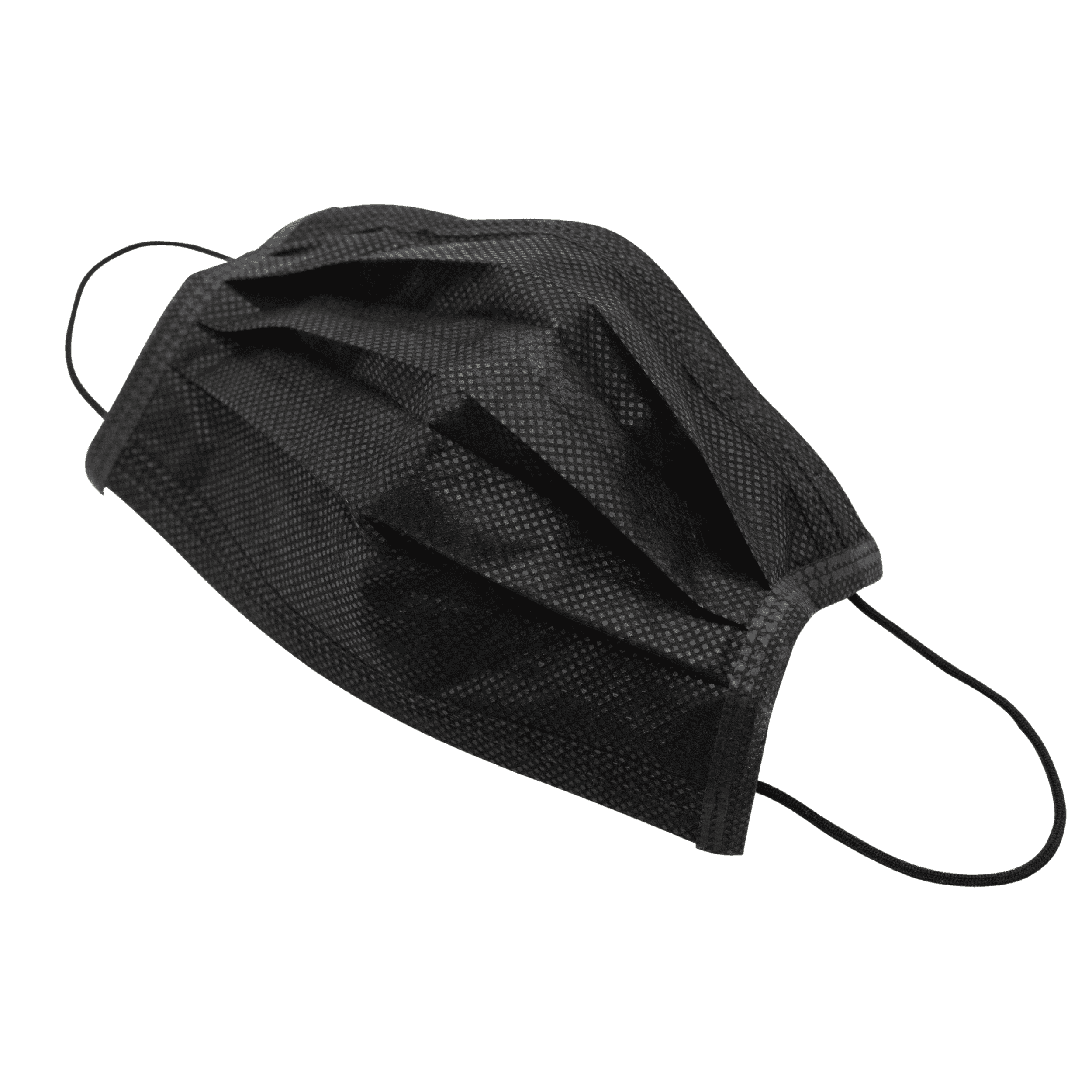 CUBREBOCAS DESECHABLE - TRES CAPAS - ADULTO COLOR NEGRO - Caja 50 pz - Imagen 3